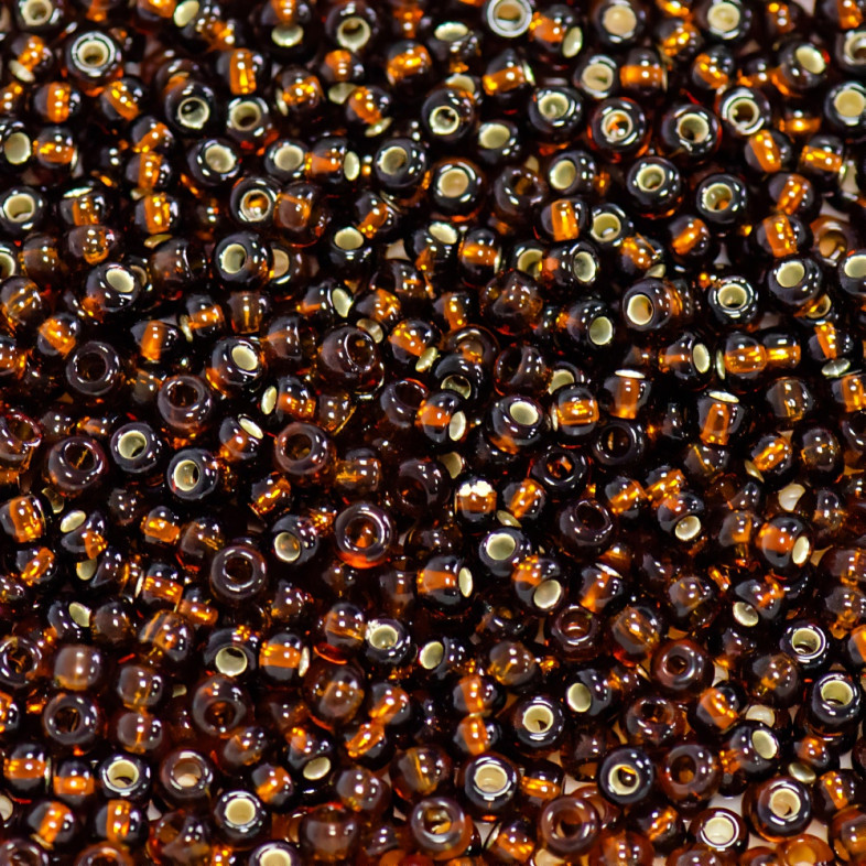 17140 Preciosa Czech beads brown pack of 5 g