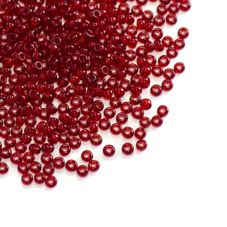 90120 Preciosa Czech beads red pack of 5 g