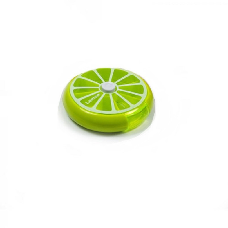 Container for crafts 9×2.5 cm Vitamin citrus green