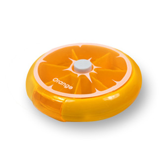 Container for crafts 9×2.5 cm Vitamin citrus orange