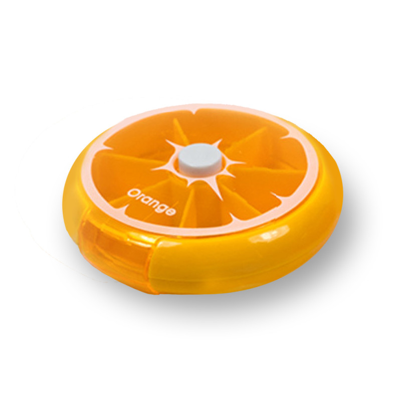 Container for crafts 9×2.5 cm Vitamin citrus orange