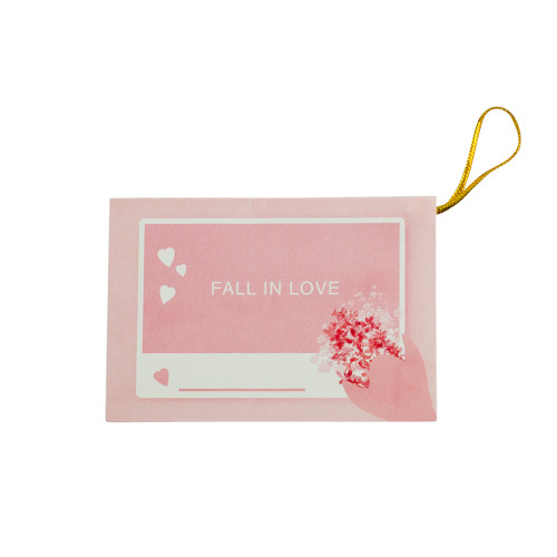 Postcard 6×9 cm Fall in love mix of colors 1 pc.