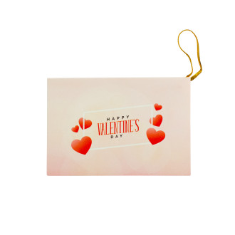 Листівка 6×9 см Happy Valentine's Day мікс кольорів 1 шт
