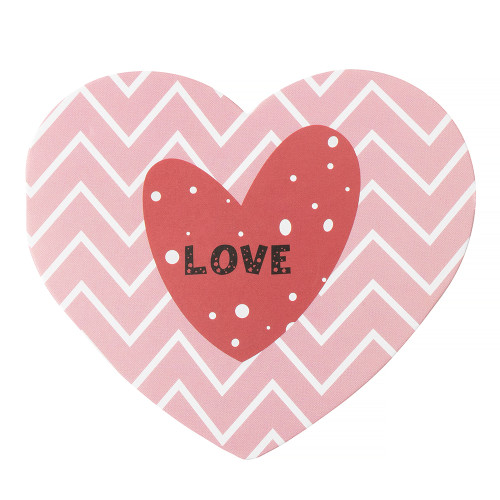 Postcard with bow 7.8 cm Love mix of colors 1 pc.