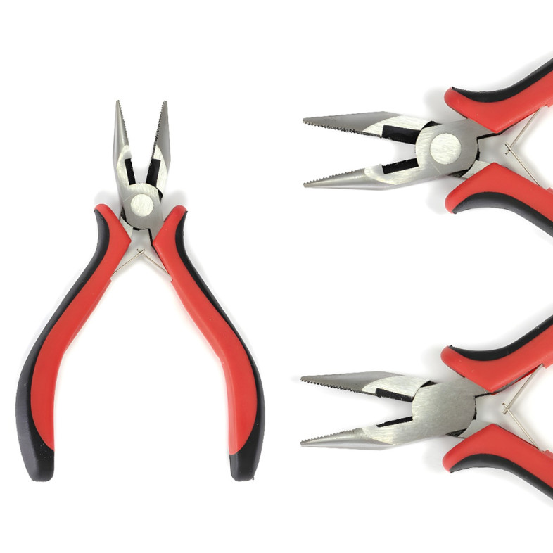 Jewelry pliers with side cutters 13 cm