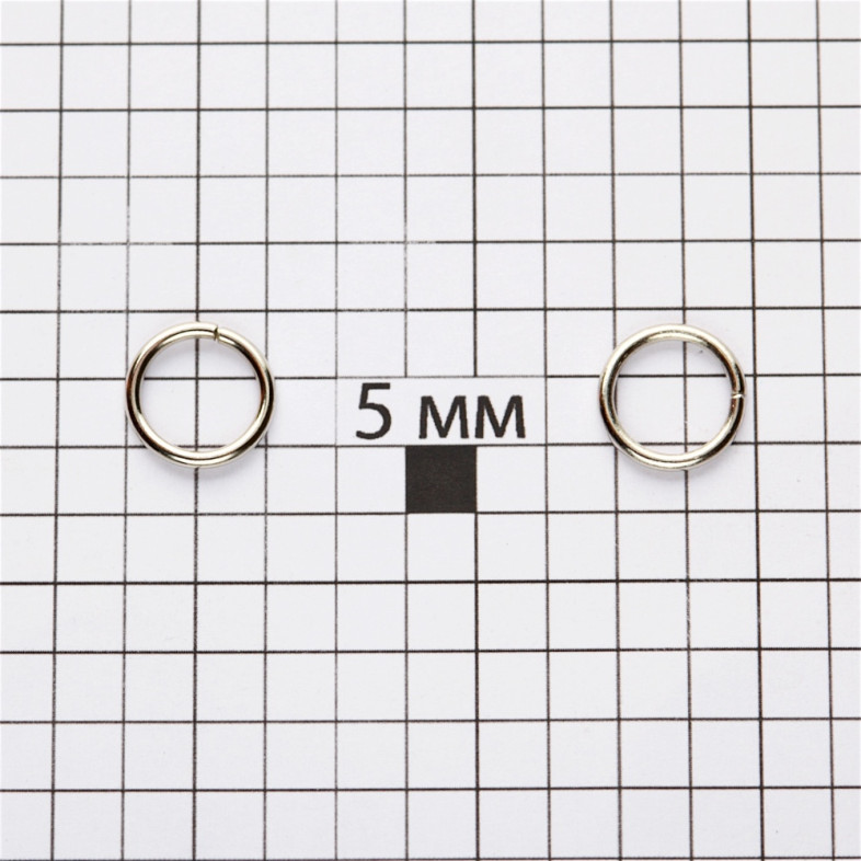 Jewelry rings 10 mm cupronickel pack of 10 g