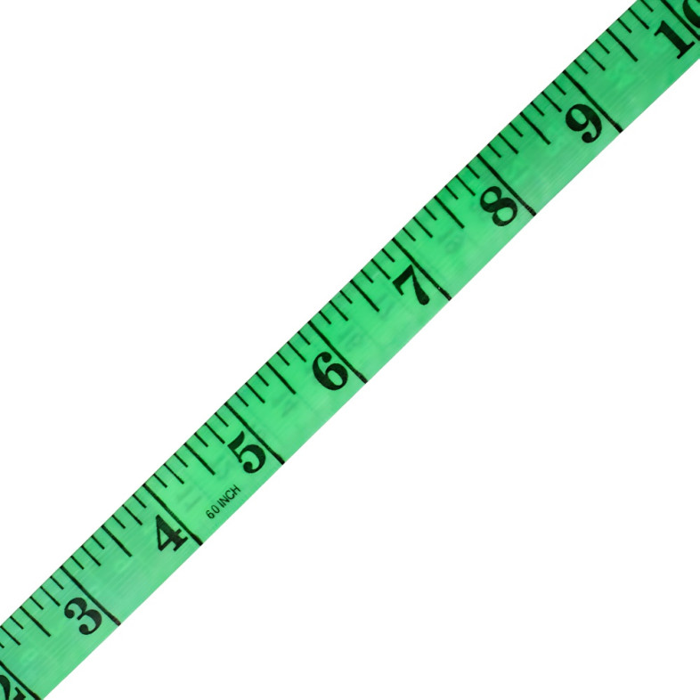 Measuring tape 150 cm green