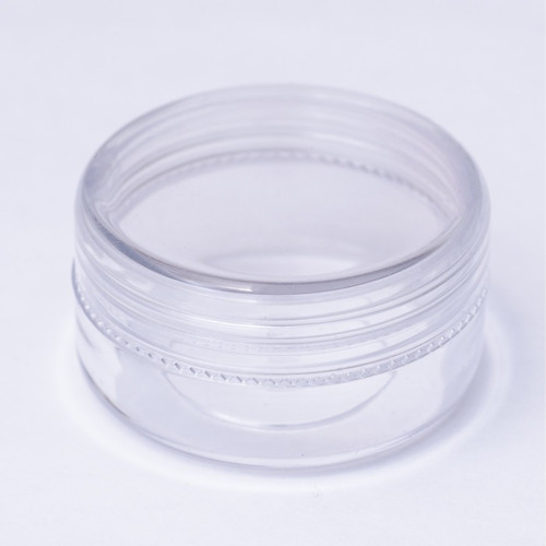 Container 39×20 mm round transparent