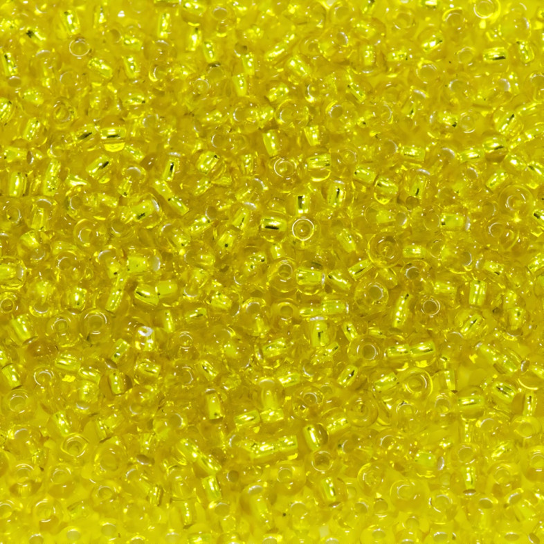 87010 Preciosa Czech beads yellow pack of 5 g