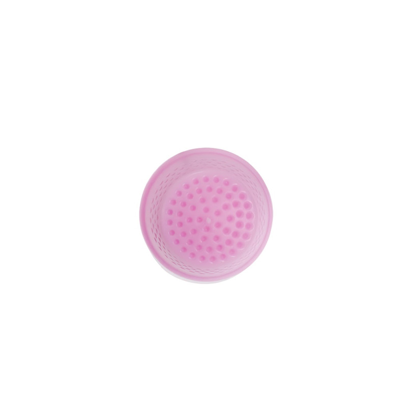 Plastic thimble pink 1 pc.
