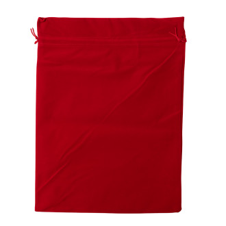 Decorative velvet bag 40×30 cm red