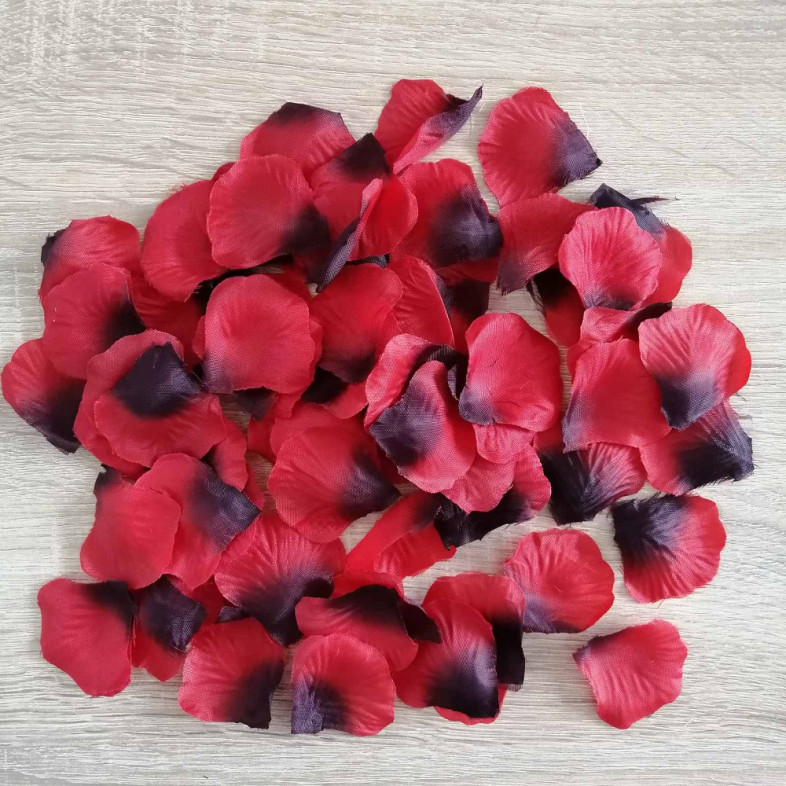 Artificial rose petals 50 mm red pack of 100 pcs +-3% 100 pcs +-3%