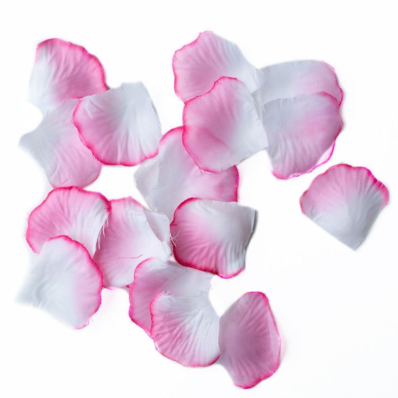 Artificial rose petals 50 mm pink pack of 100 pcs +-3%