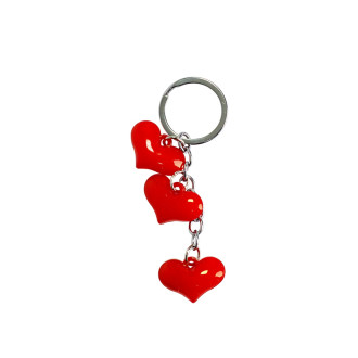 Brelok 10 cm Serca czerwone 1 szt.