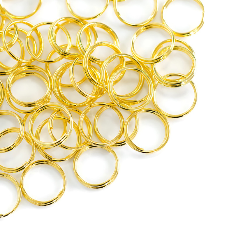 Jewelry rings 10 mm gold pack of 10 g