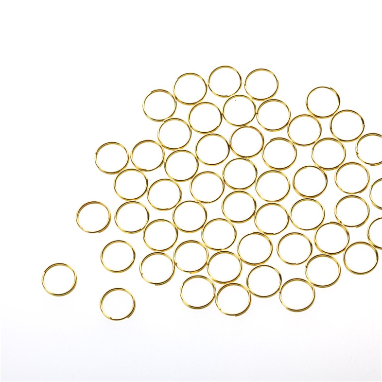 Jewelry rings 10 mm gold pack of 10 g