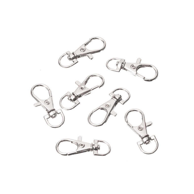 Carabiner for key chain 36×15 mm cupronickel 1 pc.