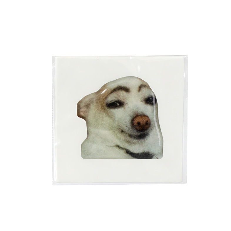 3D sticker Glamour meme 1 pc.