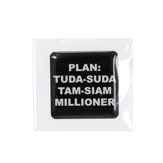 3D sticker Plan Millioner 1 pc.