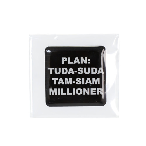 3D sticker Plan Millioner 1 pc.