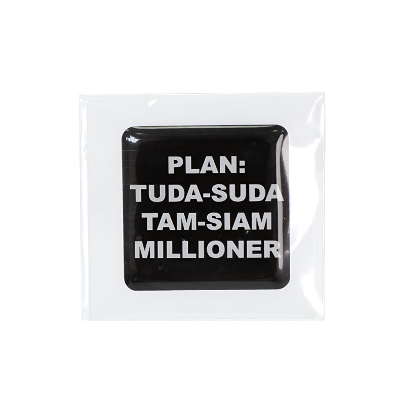 3D sticker Plan Millioner 1 pc.