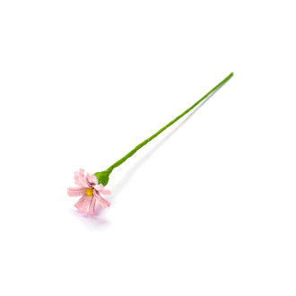 Artificial flower daisy 15 mm peach 1 pc