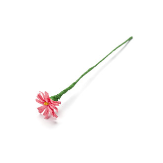 Artificial flower daisy 15 mm red 1 pc