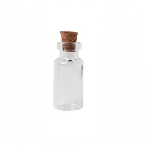 Glass flask 35×16 mm small