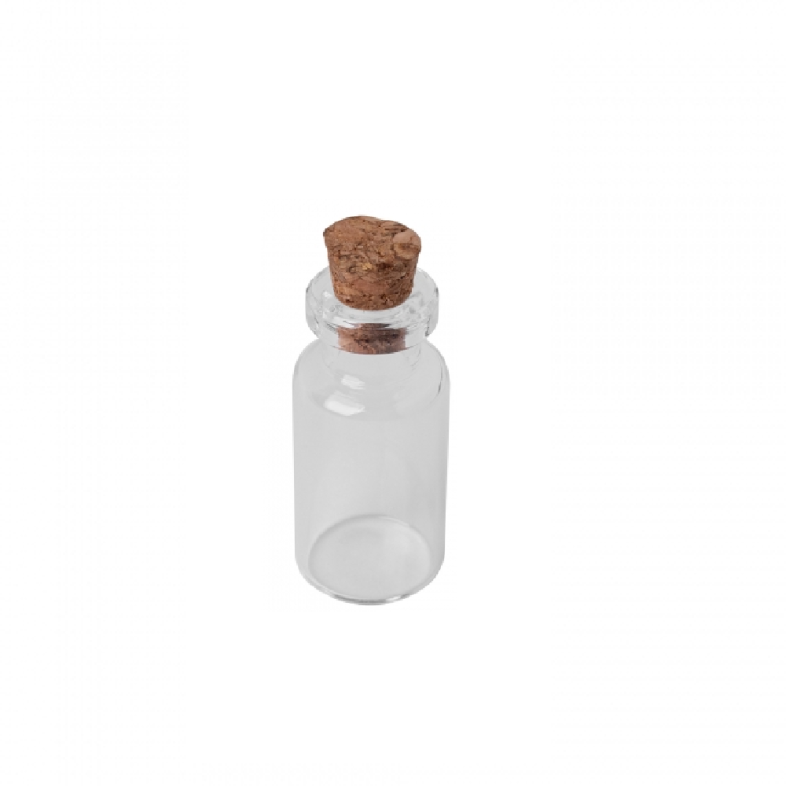 Glass flask 35×16 mm small