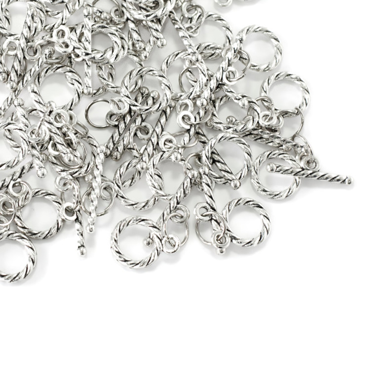 Toggle clasp 30×25 mm silver