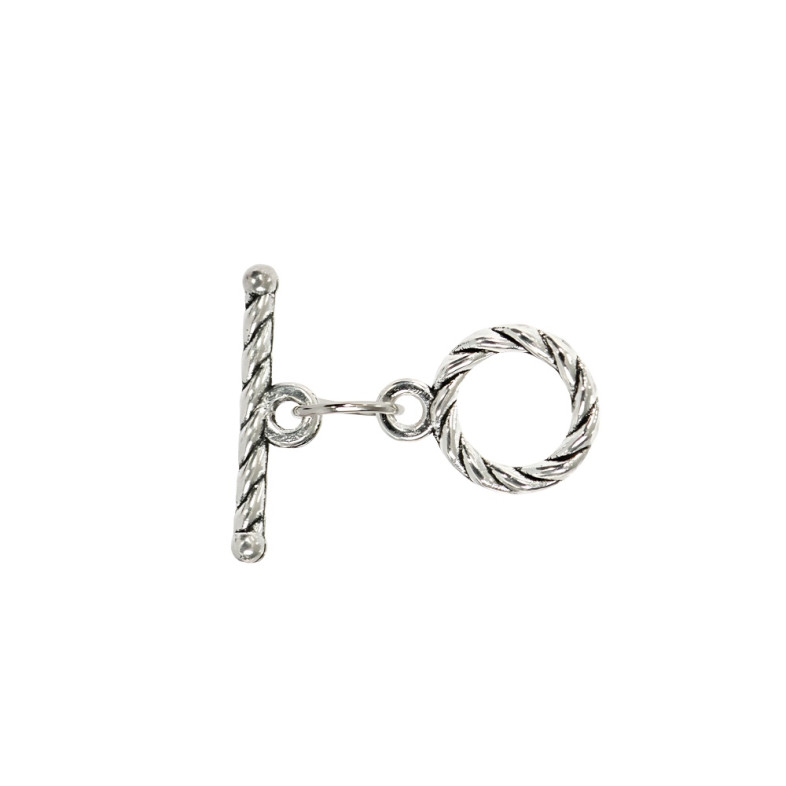 Toggle clasp 30×25 mm silver