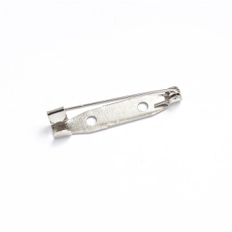 Baza do broszki 30×5,5 mm melchiorowy 1 szt