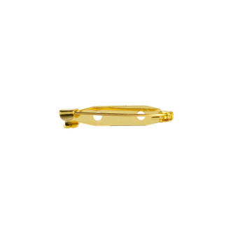 Baza do broszki 30x6 mm złoty 1 szt