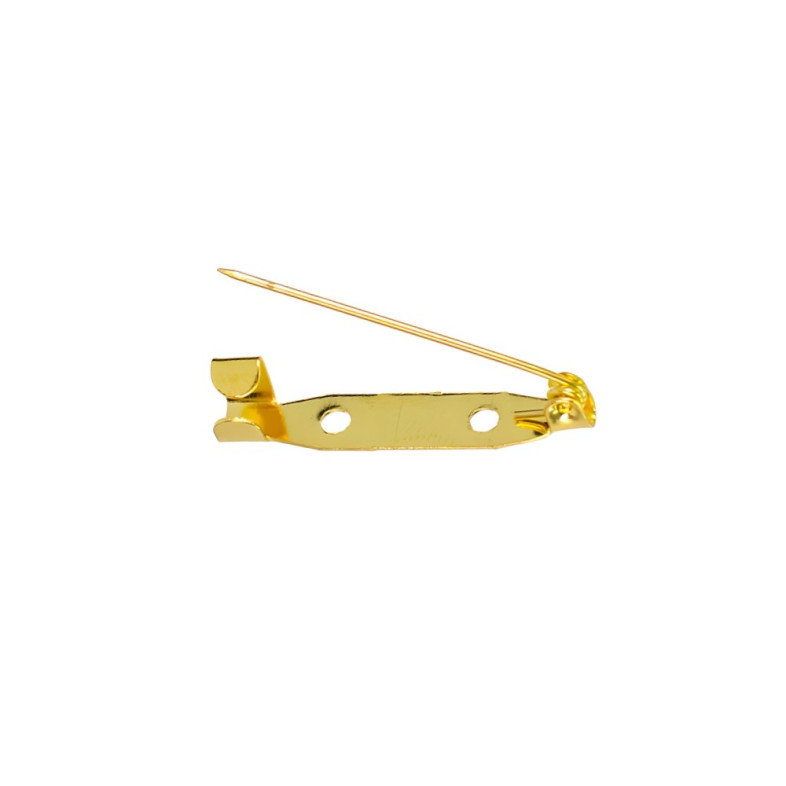 Baza do broszki 30x6 mm złoty 1 szt