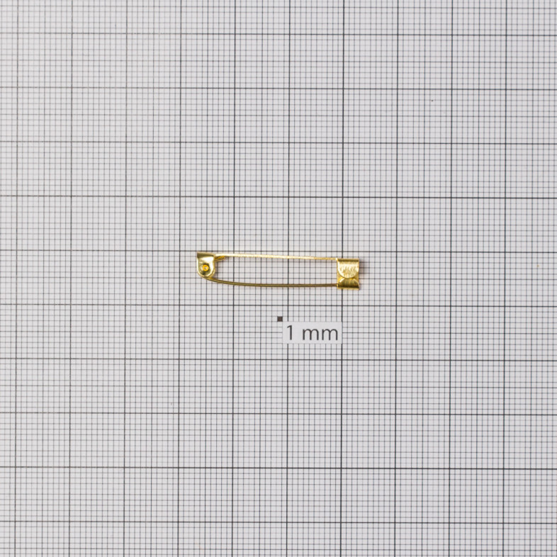 Baza do broszki 30x6 mm złoty 1 szt