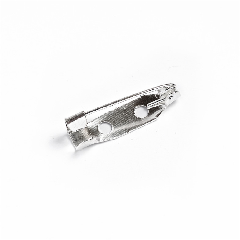 Brooch base 20×5 mm silver 1 pc.