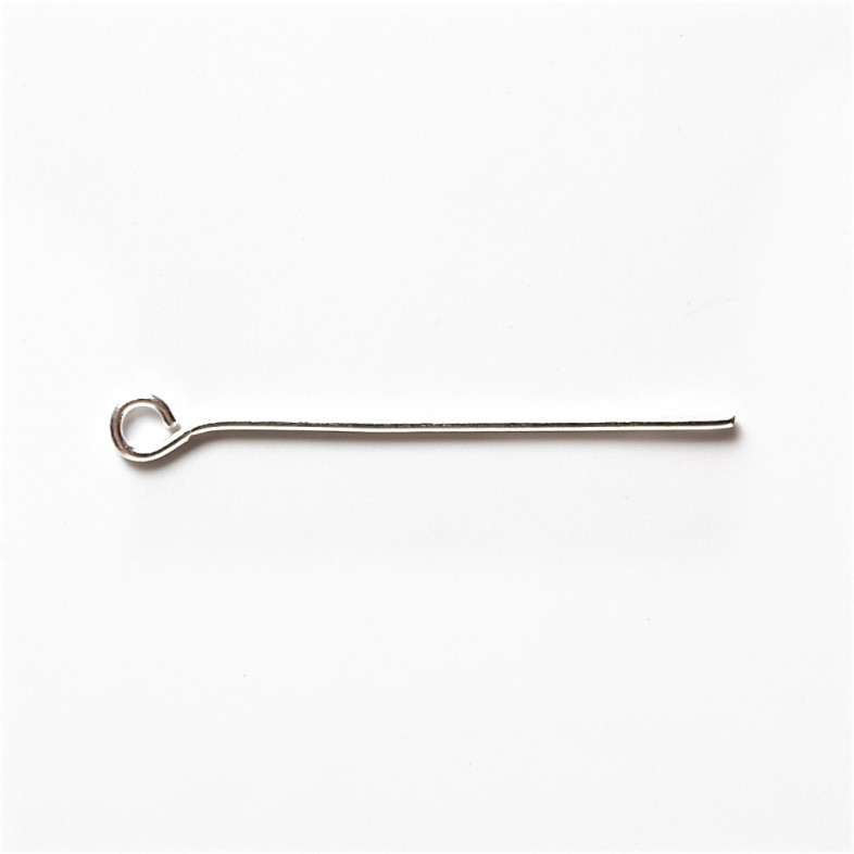Jewelry pins 30 mm silver pack of 10 g