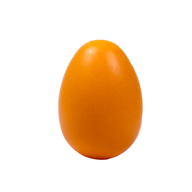 Decorative plastic element 6×4 cm Orange egg 1 pc.