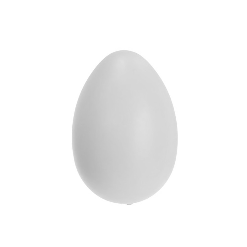 Element dekoracyjny z tworzywa sztucznego 6x4 cm Jajko biały 1 szt