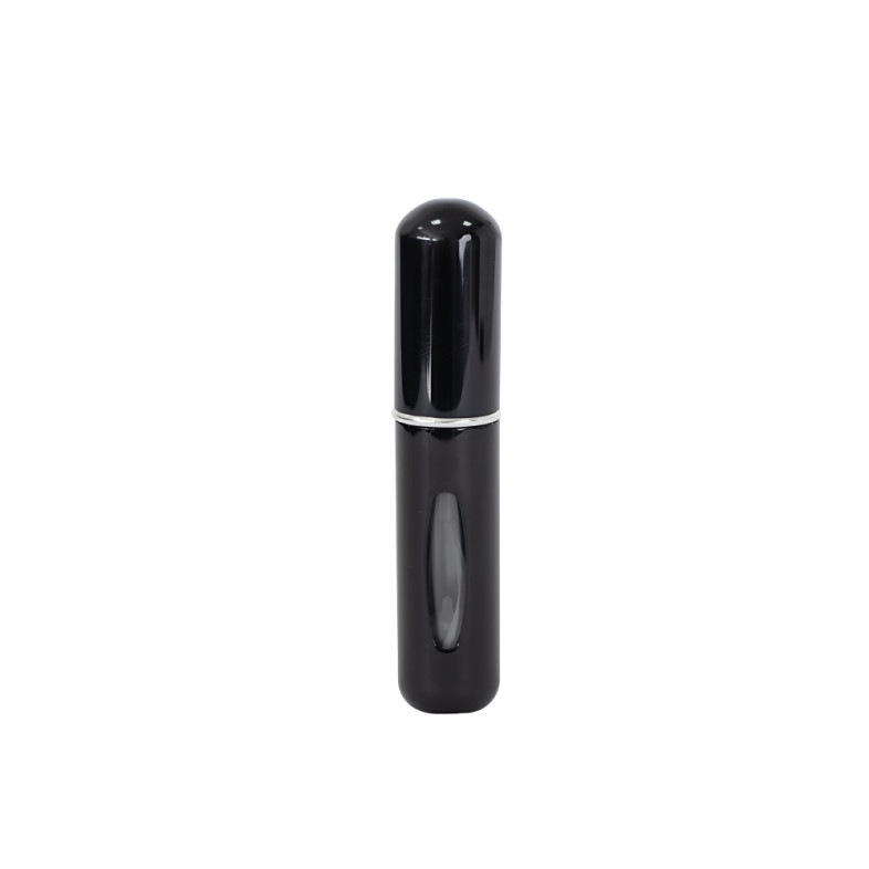 Perfume atomizer in a bottle 5 ml black cartridge