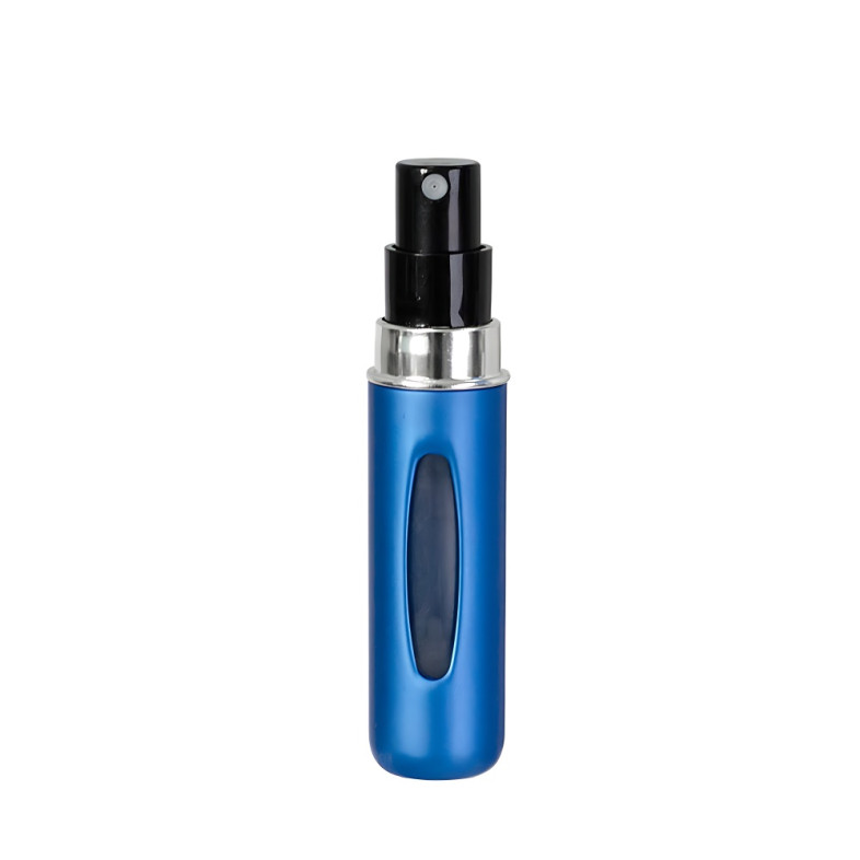 Perfume atomizer in a bottle 5 ml blue cartridge