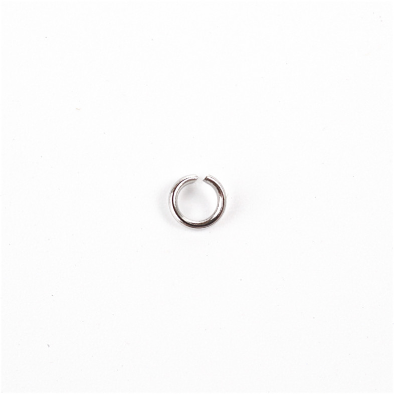 Stainless steel jewelry rings 4 mm cupronickel pack of 10 g