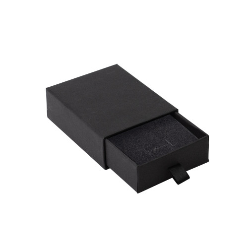 Cardboard gift box 9×7 cm black