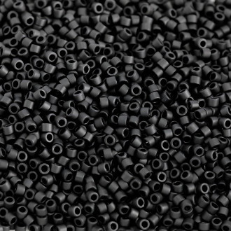 Koraliki japońskie Miyuki Delica 11/0 DB-310 Czerńy matowy op.5 gr