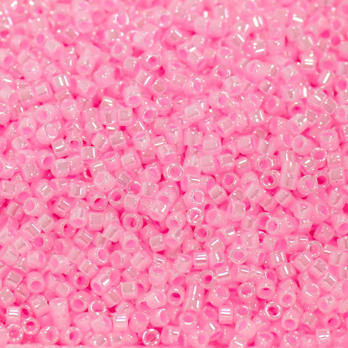Japanese Miyuki Delica beads 11/0 DB-245 pink matte pack of 5 g