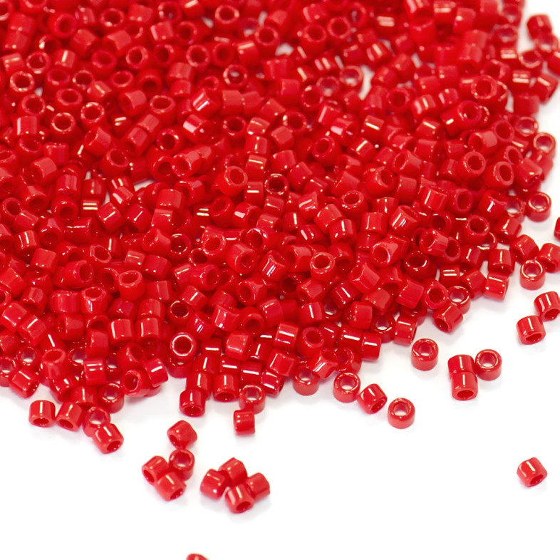 Japanese Miyuki Delica beads 11/0 DB-723 red pack of 5 g