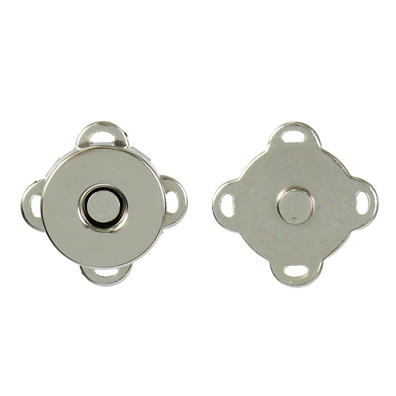 Magnetic button 14 mm dark steel 1 pc.