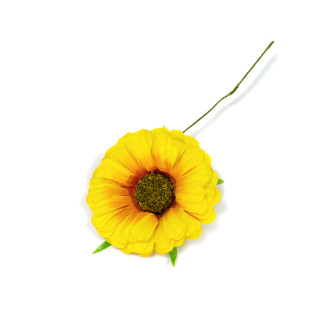 Artificial flower 5.5 mm Yellow chamomile 1 pc