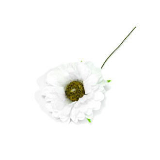 Artificial flower 5.5 mm White chamomile 1 pc