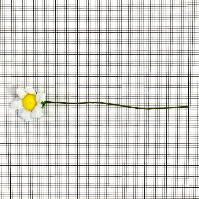 Artificial flower Chamomile white 1 pc